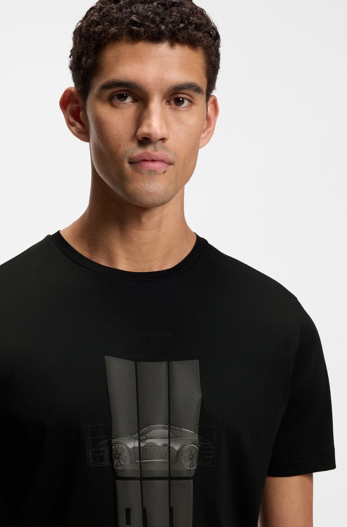 T-Shirt pour homme par HUGO BOSS | 50559811 Noir | Boutique Vvög, vêtements mode pour homme et femme