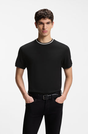 T-Shirt pour homme par HUGO BOSS | 50559847 Noir | Boutique Vvög, vêtements mode pour homme et femme