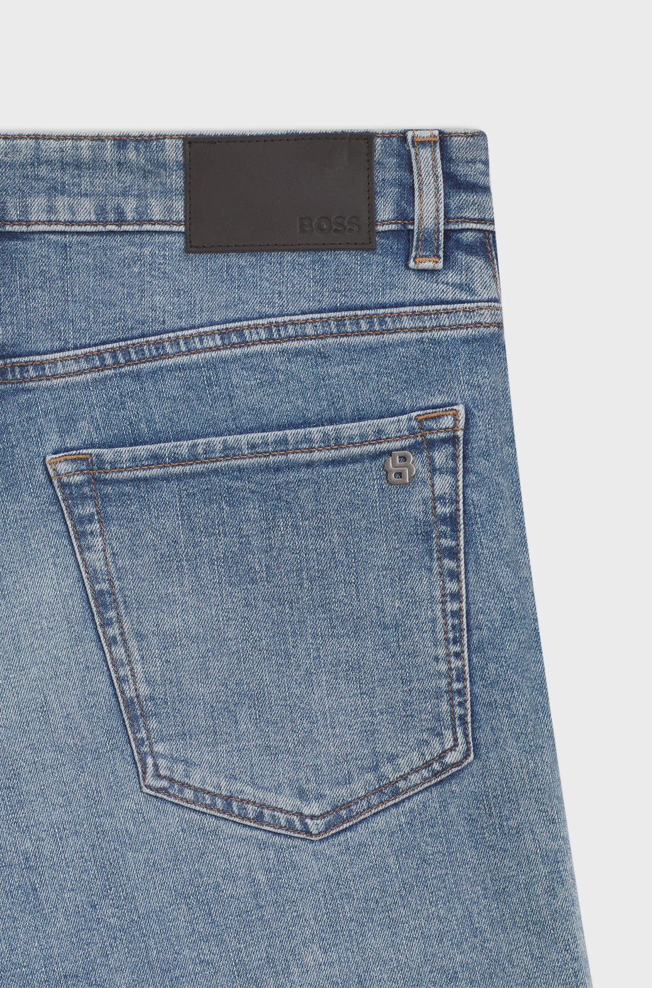 Bermuda denim pour homme par HUGO BOSS | 50559892 Bleu Pastel Clair | Boutique Vvög, vêtements mode pour homme et femme