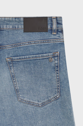 Bermuda denim pour homme par HUGO BOSS | 50559892 Bleu Pastel Clair | Boutique Vvög, vêtements mode pour homme et femme