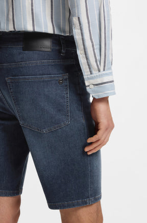 Bermuda pour homme par HUGO BOSS | 50559917 Bleu Moyen | Boutique Vvög, vêtements mode pour homme et femme