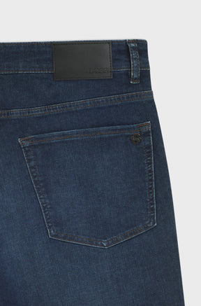 Bermuda pour homme par HUGO BOSS | 50559917 Bleu Moyen | Boutique Vvög, vêtements mode pour homme et femme