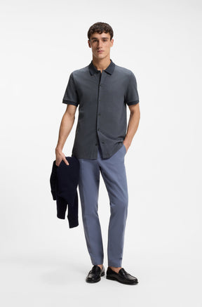 Polo boutonné pour homme par HUGO BOSS | 50560014 Bleu Foncé | Boutique Vvög, vêtements mode pour homme et femme