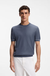 T-Shirt pour homme par HUGO BOSS | 50560482 Bleu Ouvert | Boutique Vvög, vêtements mode pour homme et femme
