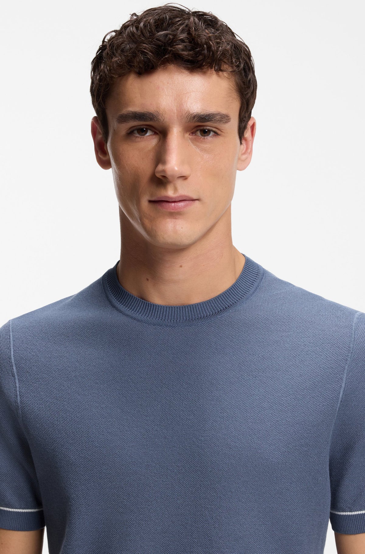 T-Shirt pour homme par HUGO BOSS | 50560482 Bleu Ouvert | Boutique Vvög, vêtements mode pour homme et femme
