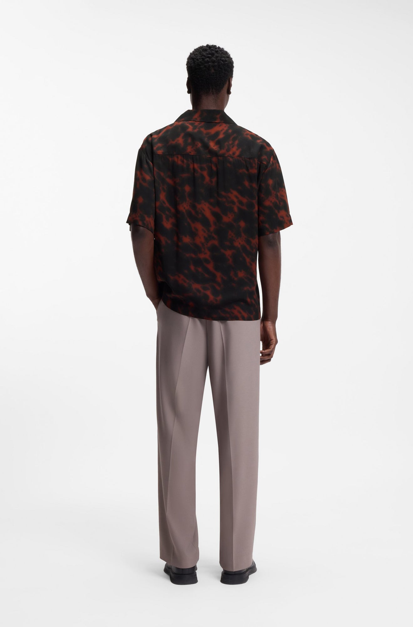 Chemise col ouvert pour homme par HUGO BOSS | 50560596 Mélange Ouvert | Boutique Vvög, vêtements mode pour homme et femme
