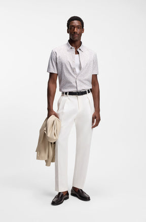 Chemise sport pour homme par HUGO BOSS | 50560692 Beige Ouvert | Boutique Vvög, vêtements mode pour homme et femme