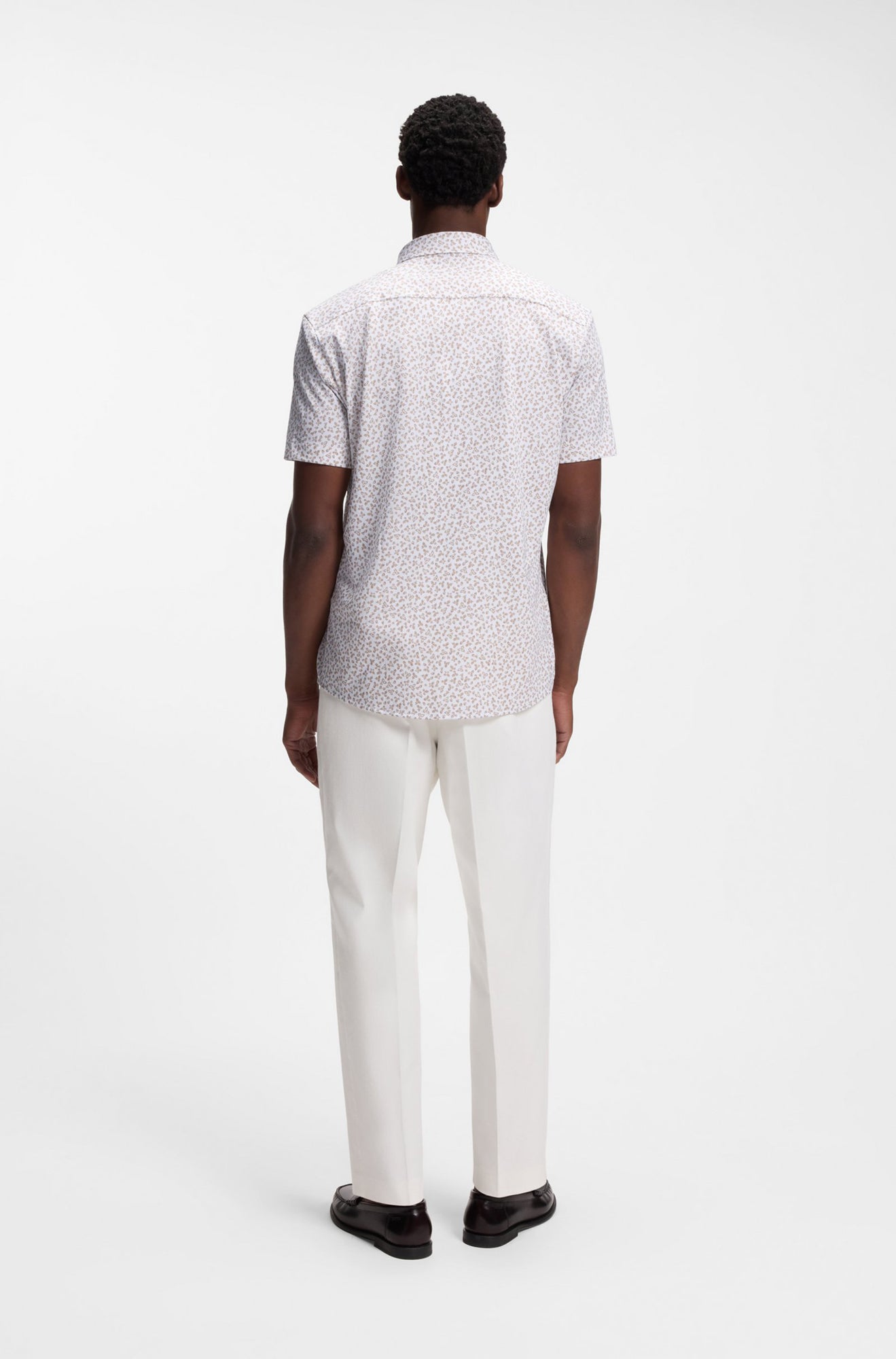 Chemise sport pour homme par HUGO BOSS | 50560692 Beige Ouvert | Boutique Vvög, vêtements mode pour homme et femme