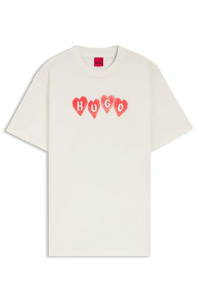 T-Shirt pour femme par HUGO BOSS | 50561164 Naturel | Boutique Vvög, vêtements mode pour homme et femme