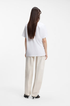 T-Shirt pour femme par HUGO BOSS | 50561264 Blanc | Boutique Vvög, vêtements mode pour homme et femme