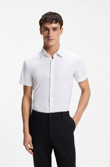 Chemise habillée pour homme par HUGO BOSS | 50561627 Blanc | Boutique Vvög, vêtements mode pour homme et femme