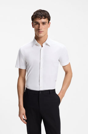 Chemise habillée pour homme par HUGO BOSS | 50561627 Blanc | Boutique Vvög, vêtements mode pour homme et femme