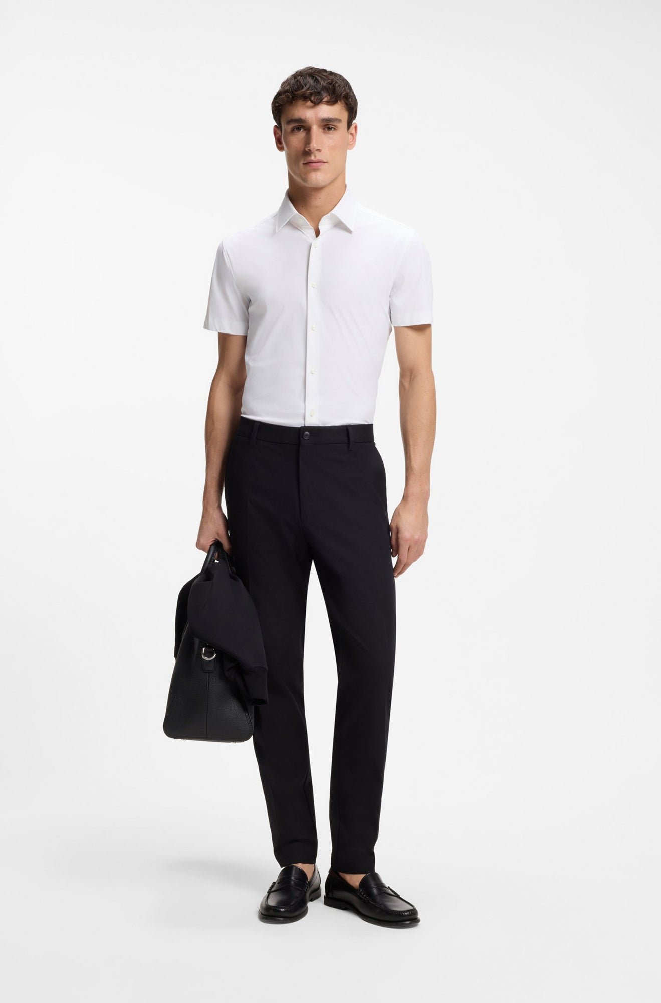 Chemise habillée pour homme par HUGO BOSS | 50561627 Blanc | Boutique Vvög, vêtements mode pour homme et femme