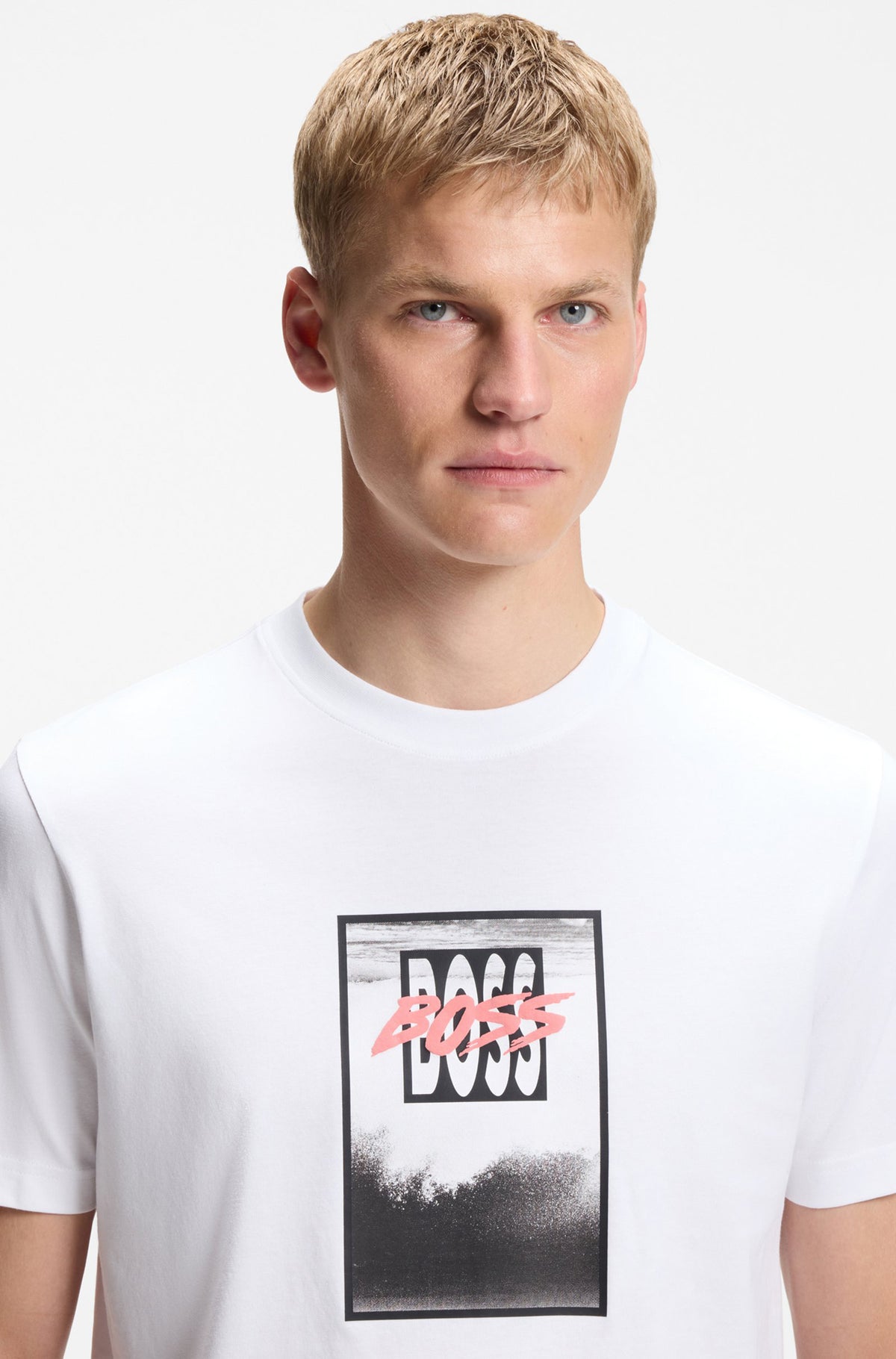 T-Shirt pour homme par HUGO BOSS | 50561846 Blanc | Boutique Vvög, vêtements mode pour homme et femme