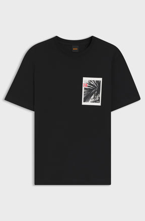 T-Shirt pour homme par HUGO BOSS | 50561853 Noir | Boutique Vvög, vêtements mode pour homme et femme