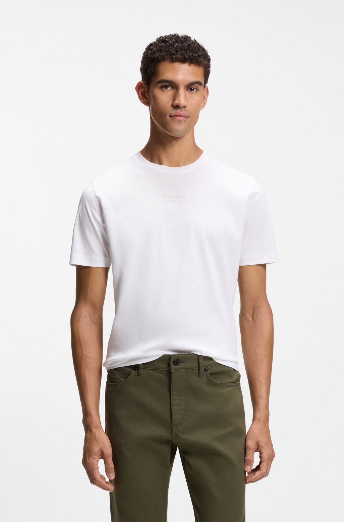 T-Shirt pour homme par HUGO BOSS | 50561856 Blanc | Boutique Vvög, vêtements mode pour homme et femme