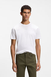 T-Shirt pour homme par HUGO BOSS | 50561856 Blanc | Boutique Vvög, vêtements mode pour homme et femme