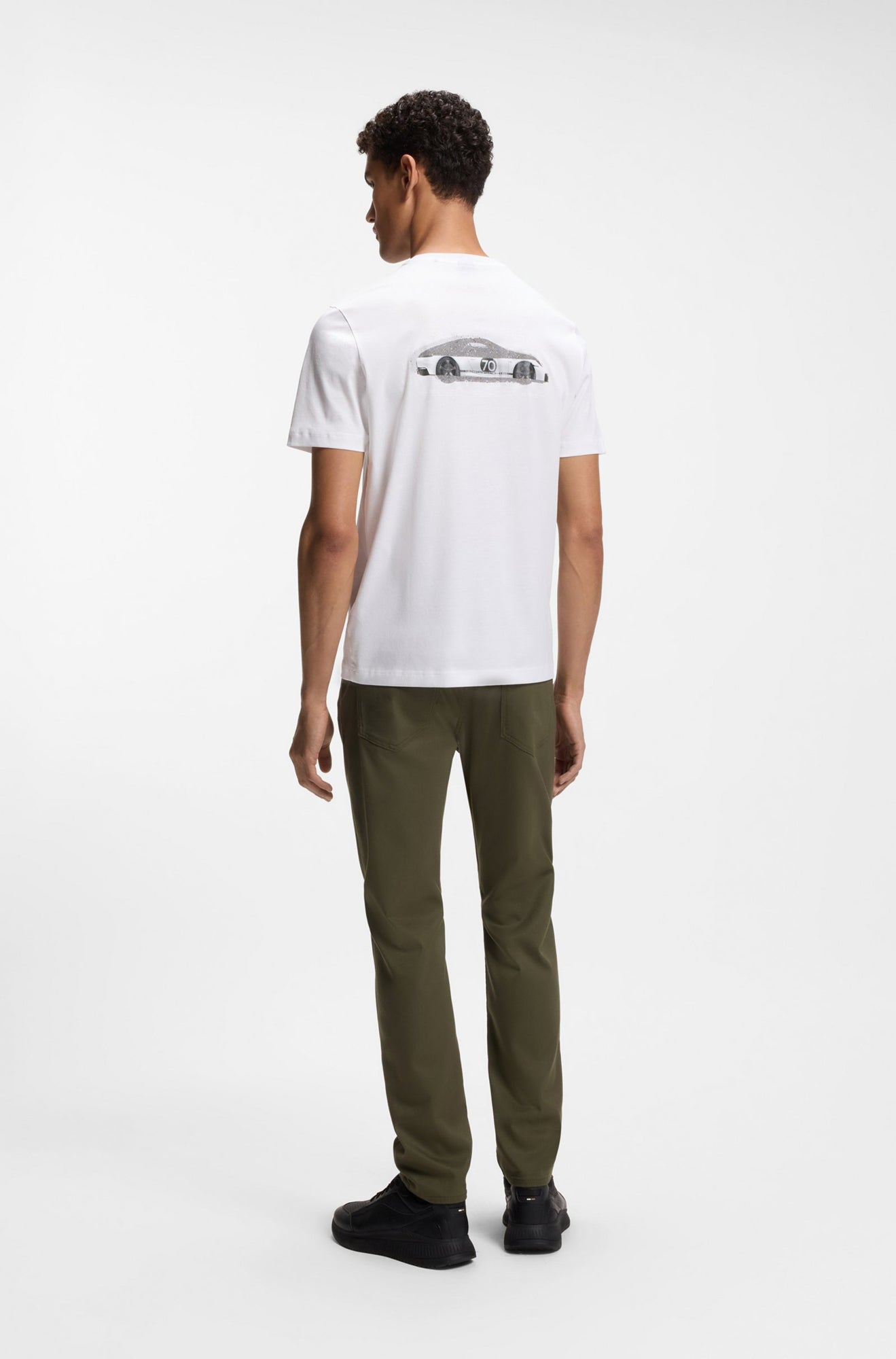 T-Shirt pour homme par HUGO BOSS | 50561856 Blanc | Boutique Vvög, vêtements mode pour homme et femme