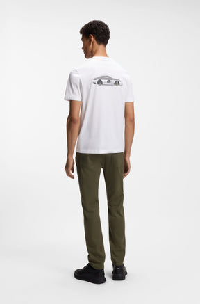 T-Shirt pour homme par HUGO BOSS | 50561856 Blanc | Boutique Vvög, vêtements mode pour homme et femme