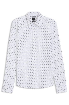 Chemise sport pour homme par HUGO BOSS | 50562148 Blanc Ouvert | Boutique Vvög, vêtements mode pour homme et femme
