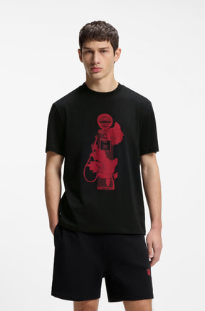 T-Shirt pour homme par HUGO BOSS | 50564024 Noir | Boutique Vvög, vêtements mode pour homme et femme