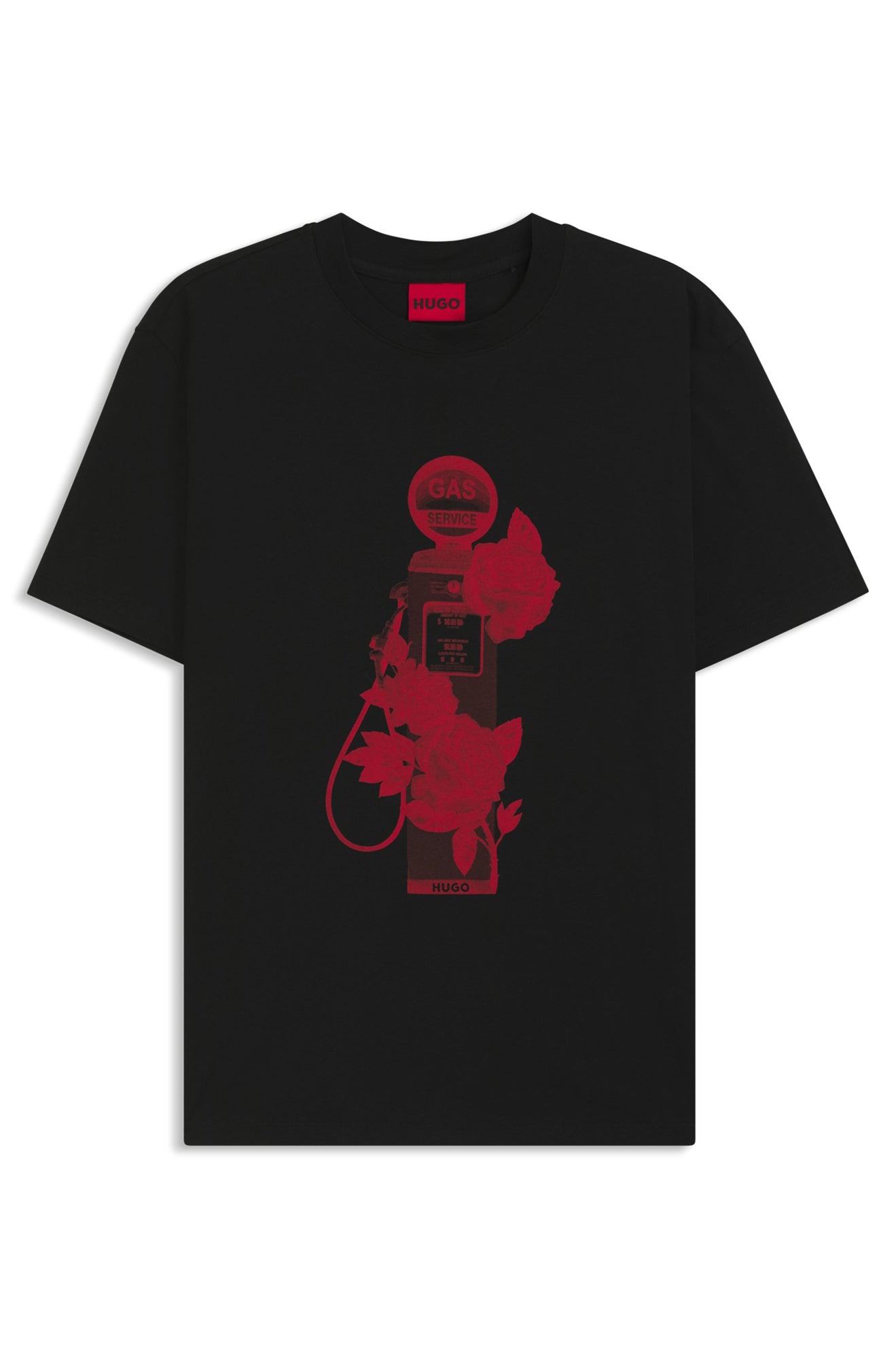 T-Shirt pour homme par HUGO BOSS | 50564024 Noir | Boutique Vvög, vêtements mode pour homme et femme