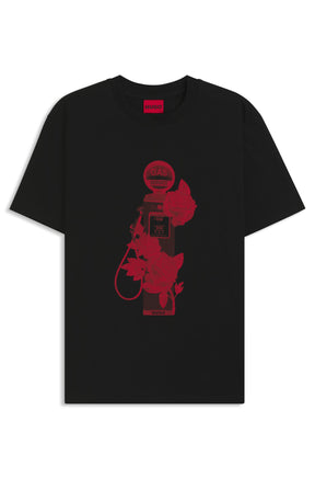 T-Shirt pour homme par HUGO BOSS | 50564024 Noir | Boutique Vvög, vêtements mode pour homme et femme