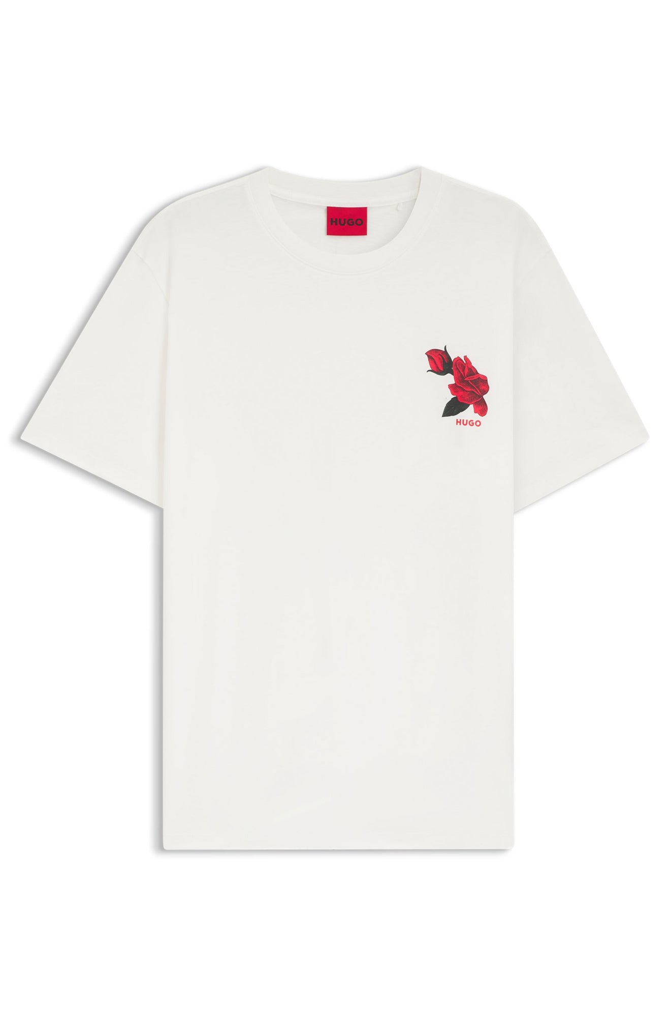 T-Shirt pour homme par HUGO BOSS | 50564024 Naturel | Boutique Vvög, vêtements mode pour homme et femme