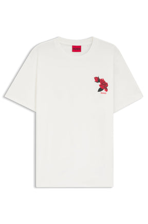 T-Shirt pour homme par HUGO BOSS | 50564024 Naturel | Boutique Vvög, vêtements mode pour homme et femme