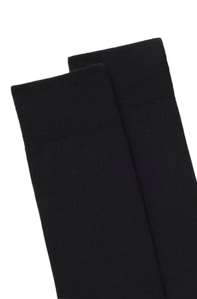 HUGO BOSS men's black socks, detail view
