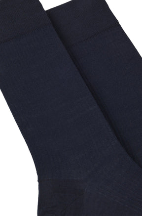 Men's dark navy socks, detail view by HUGO BOSS