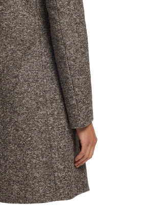 Manteau d'hiver gris-brun, detail pour homme par HUGO BOSS