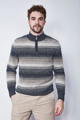 Tricot toutes saisons avec zip pour homme par Fellows | 52 1141 143 | Boutique Vvög, vêtements mode pour homme et femme