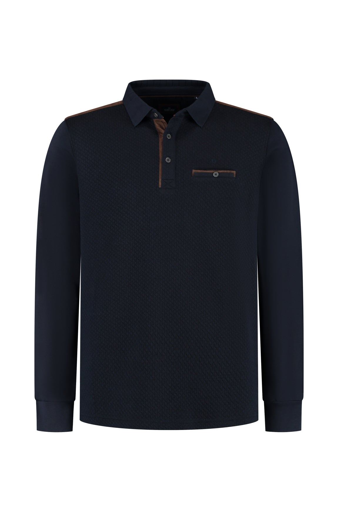 Polo manches longues pour homme par Fellows | 52 2108 110 | Boutique Vvög, vêtements mode pour homme et femme