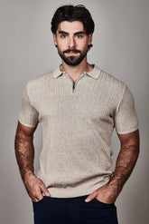 Polo sport avec zip pour homme par Fellows | 61 3665 146 | Boutique Vvög, vêtements mode pour homme et femme