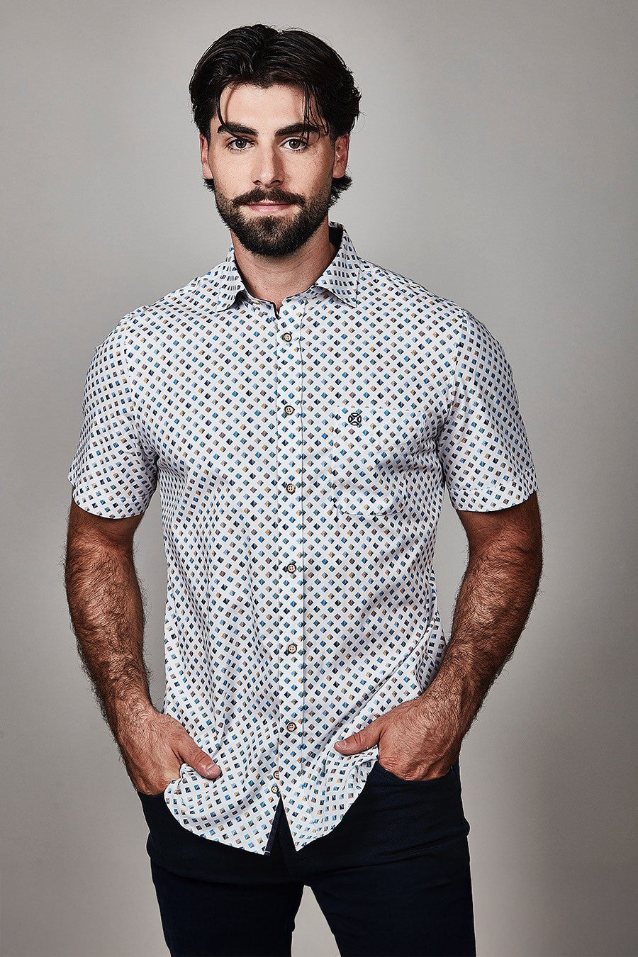 Chemise sport pour homme par Fellows | 61 6639 116 | Boutique Vvög, vêtements mode pour homme et femme