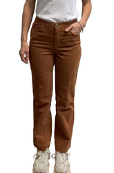 Pantalon pour femme par Lisette L | 925 1108 Cognac | Boutique Vvög, vêtements mode pour homme et femme