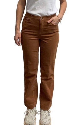 Pantalon pour femme par Lisette L | 925 1108 Cognac | Boutique Vvög, vêtements mode pour homme et femme