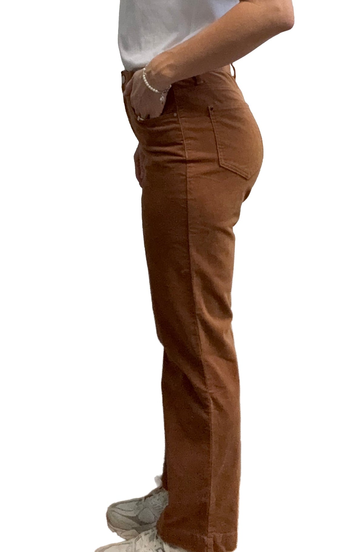 Pantalon pour femme par Lisette L | 925 1108 Cognac | Boutique Vvög, vêtements mode pour homme et femme