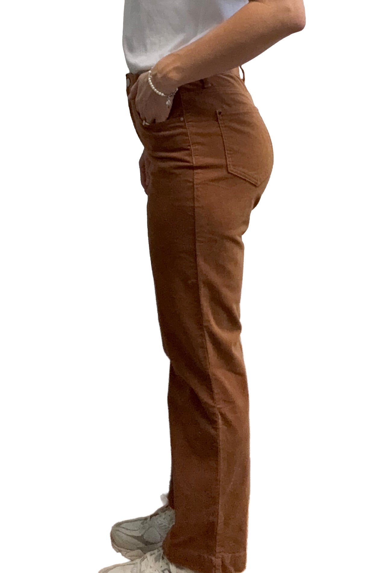 Pantalon pour femme par Lisette L | 925 1108 Cognac | Boutique Vvög, vêtements mode pour homme et femme