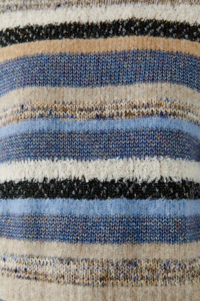 Tricot beige, detail pour femme par Oui