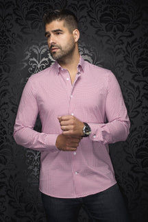 Chemise manches longues en Knit pour homme par Au Noir | ALEXANDER WPC Rouge | Boutique Vvög, inventaire complet de la marque Au Noir