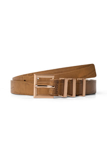 Ceinture pour femme par Eco7 | AMBER Croco Taupe | Boutique Vvög, vêtements mode pour homme et femme