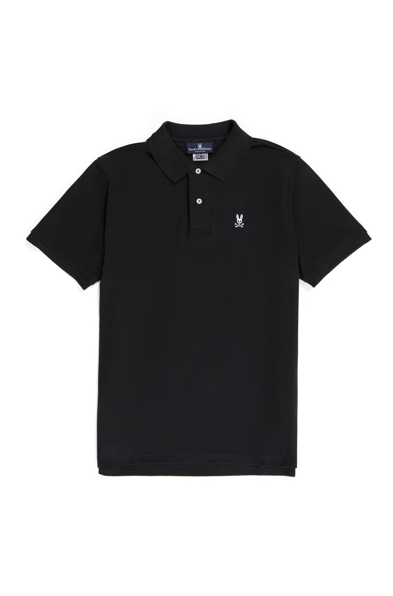 Polo pour homme par Psycho Bunny | Classic B6K001ARPC Noir | Boutique Vvög, vêtements mode pour homme et femme