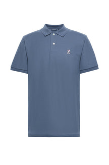 Polo pour homme par Psycho Bunny | Classic/B6K001E200 Indigo  | Boutique Vvög, vêtements mode pour homme et femme