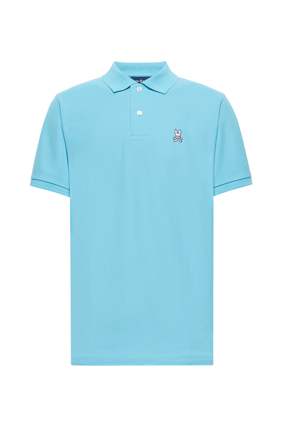 Polo pour homme par Psycho Bunny | B6K001F200 Bleu Laiteux | Boutique Vvög, vêtements mode pour homme et femme