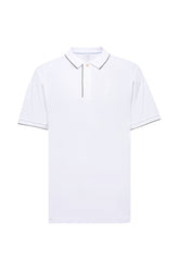 Polo piqué Performance pour homme par Psycho Bunny | B6K486F200 Blanc | Boutique Vvög, vêtements mode pour homme et femme