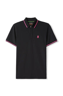 Polo pour homme par Psycho Bunny | Kenmore B6K704D200 Noir | Boutique Vvög, vêtements mode pour homme et femme