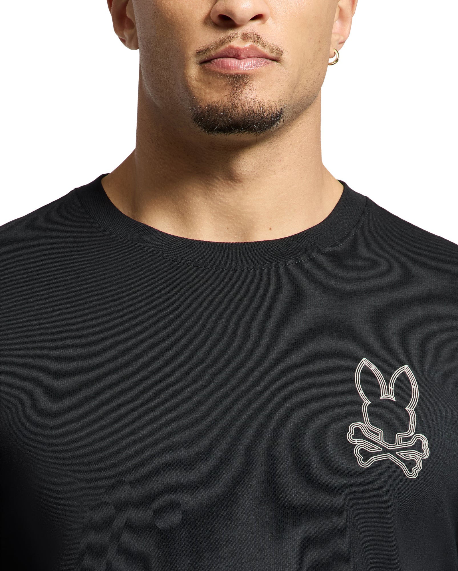 Chandail manches longues pour homme par Psycho Bunny | Monarch/B6T217E200 Noir | Boutique Vvög, vêtements mode pour homme et femme