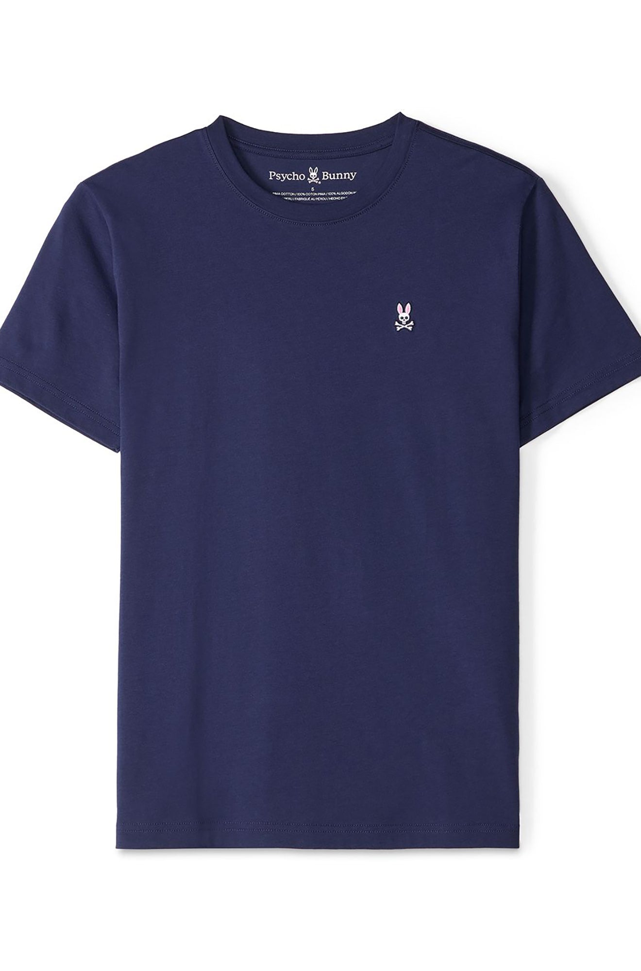 T-Shirt pour homme par Psycho Bunny | B6U014CRPC Bleu Soir | Boutique Vvög, vêtements mode pour homme et femme